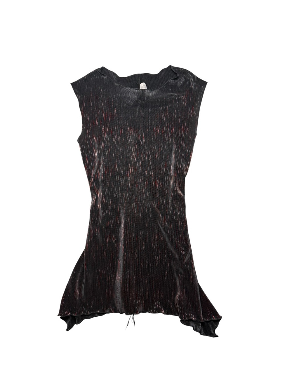 Vintage Cocktail Dress with Black Overlay Size 12